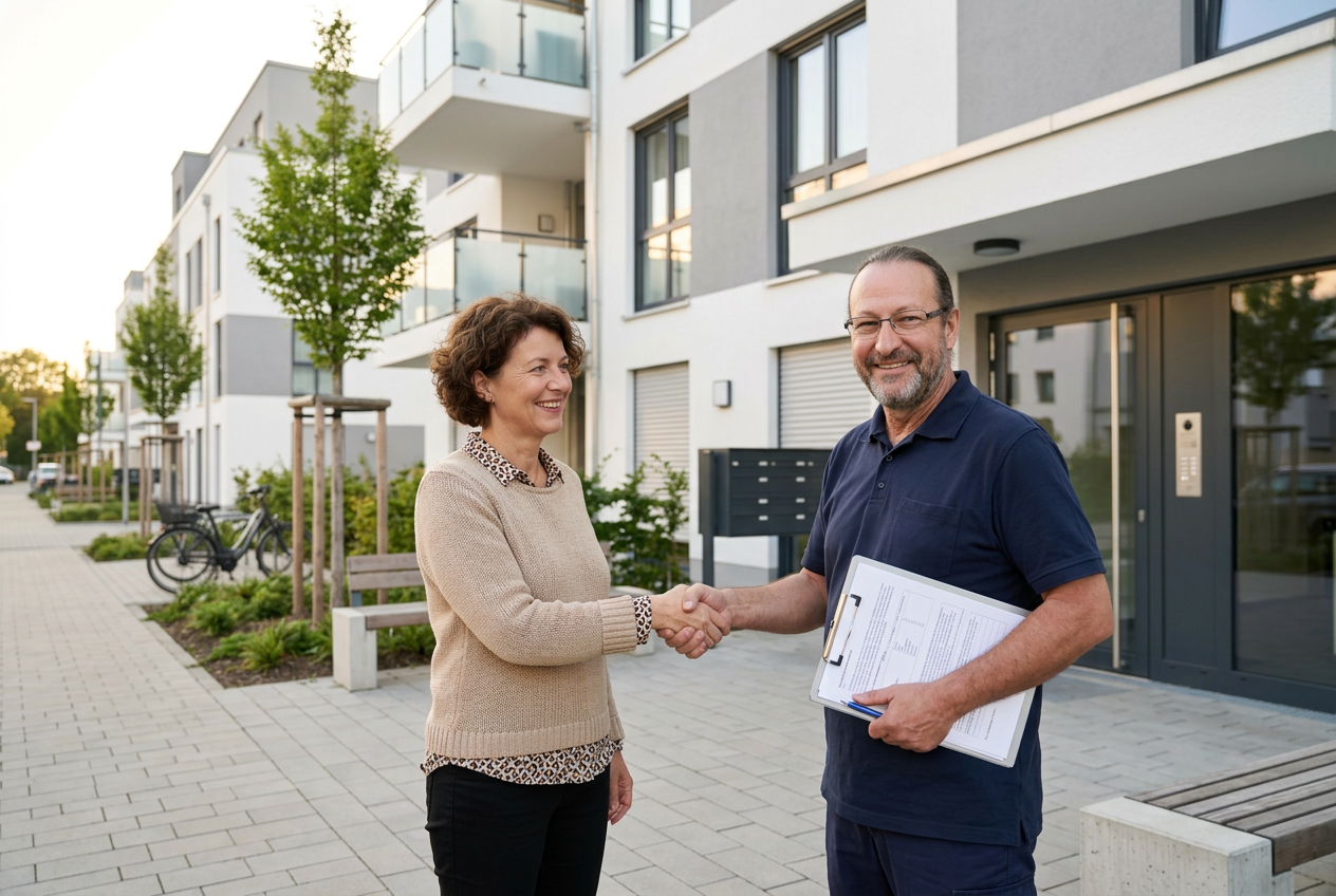 Persönliche Beratung vor Ort mit der Hausmeisterei Jäger