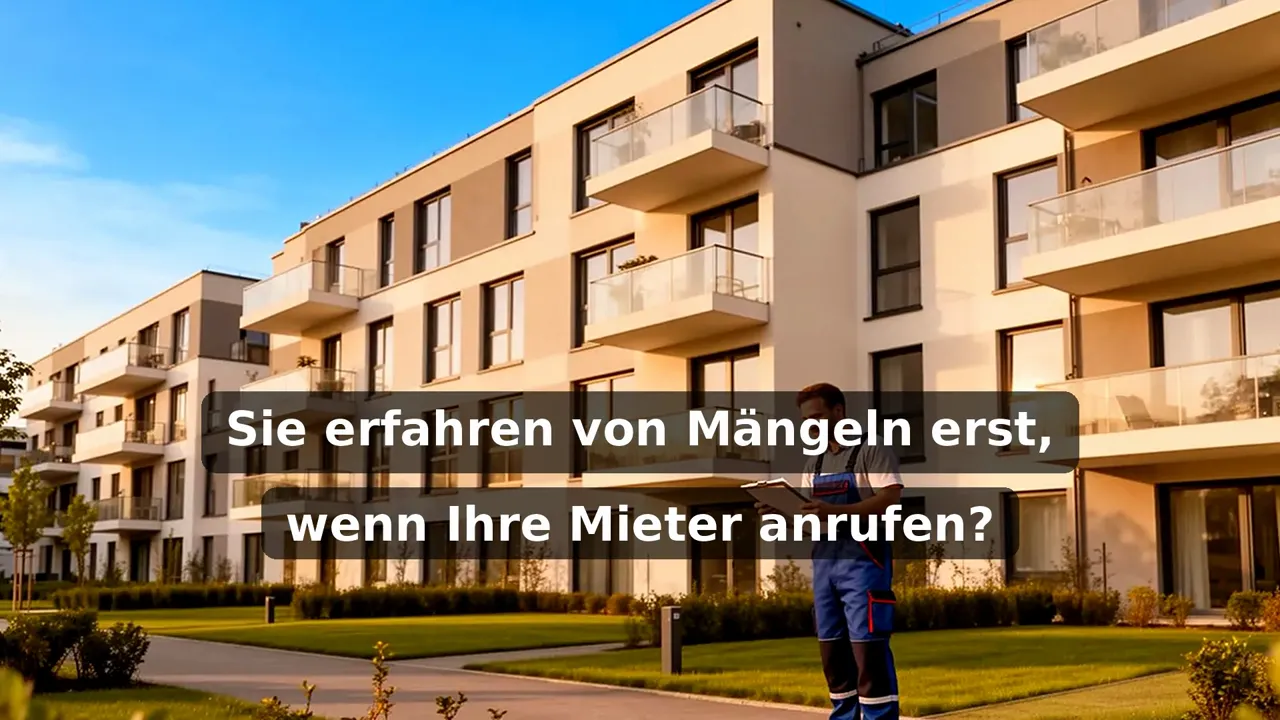 Erklärvideo: Sie erfahren von Mängeln erst, wenn Ihre Mieter anrufen?